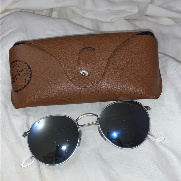 Round mirrored 50 mm Raybans - Picture 4 of 7